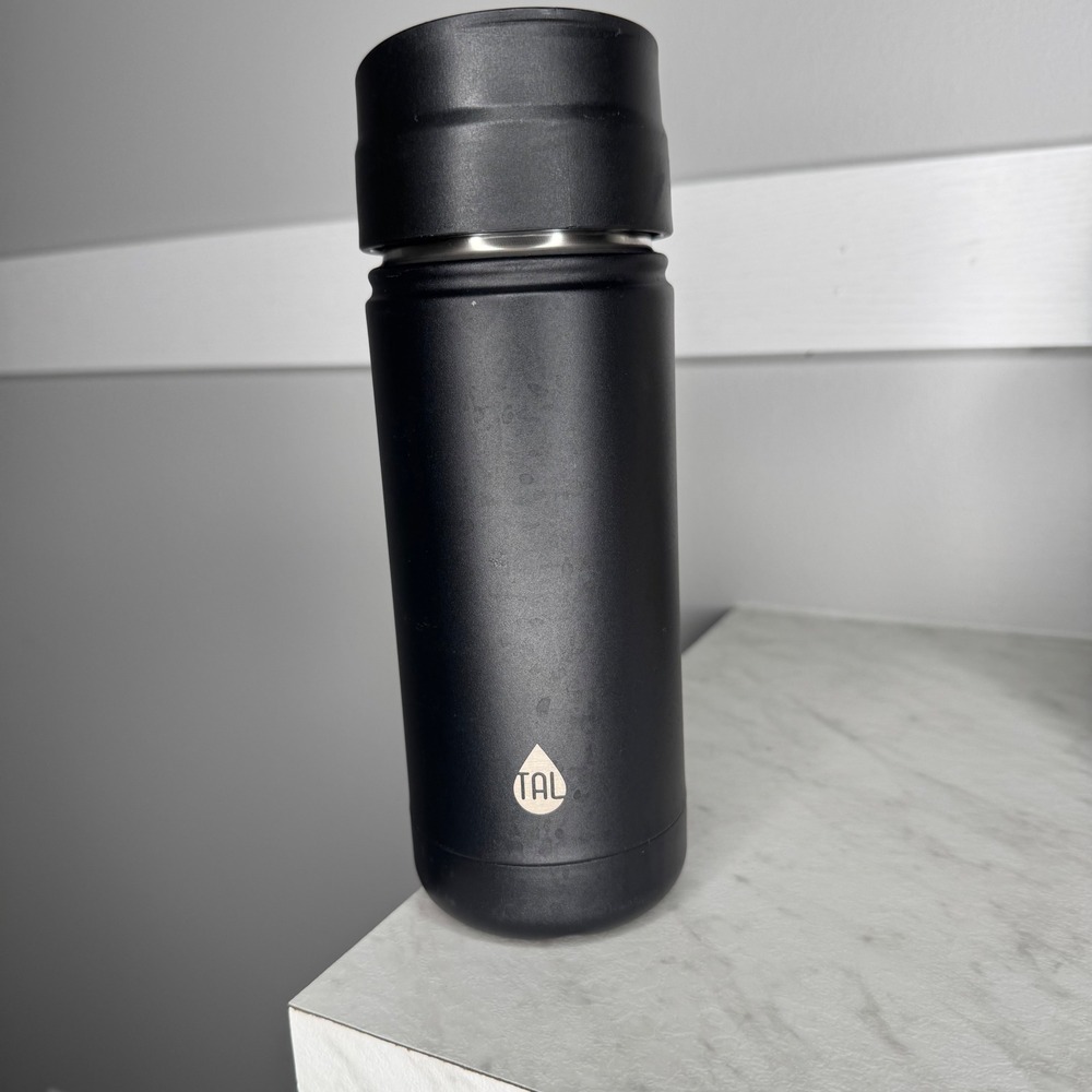 TAL Tumbler Coffee Mug 18oz‎ Black Insulated Stainless Steel WM2018